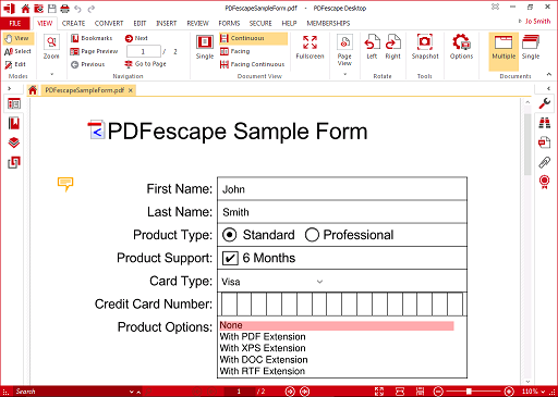 convert word 2010 document to fillable pdf